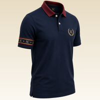 Navy Pique Polo